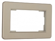 Рамка для двойной розетки Arte Milano am-502.16 502.16-double.shampan цвет Бежевый