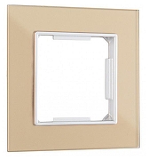 Рамка на 1 пост Arte Milano am-503.02 503.02-1.shampan цвет Бежевый