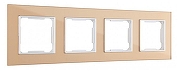Рамка на 4 поста Arte Milano am-503.02 503.02-4.shampan цвет Бежевый