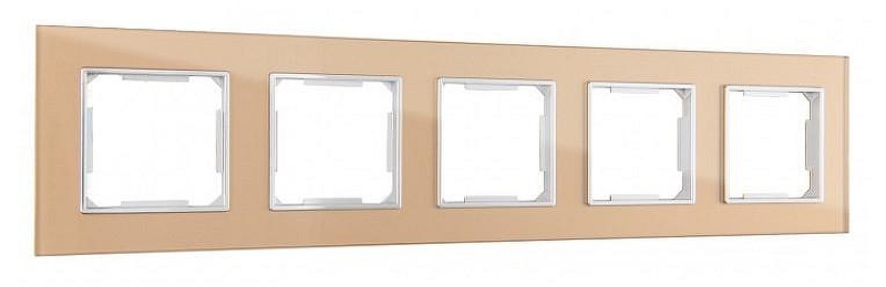 Рамка на 5 постов Arte Milano am-503.02 503.02-5.shampan 