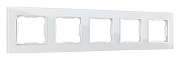 Рамка на 5 постов Arte Milano am-503.02 503.02-5.white цвет Белый