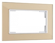 Рамка для двойной розетки Arte Milano am-503.02 503.02-double.shampan цвет Бежевый