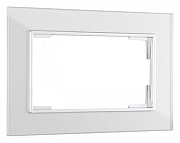 Рамка для двойной розетки Arte Milano am-503.02 503.02-double.silver цвет Серебро