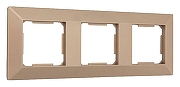 Рамка на 3 поста Arte Milano am-503.03 503.03-3.shampan цвет Бежевый