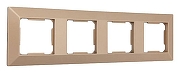 Рамка на 4 поста Arte Milano am-503.03 503.03-4.shampan цвет Бежевый