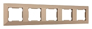 Рамка на 5 постов Arte Milano am-503.03 503.03-5.shampan цвет Бежевый