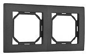 Рамка на 2 поста Arte Milano am-503.06 503.06-2.black цвет Черный