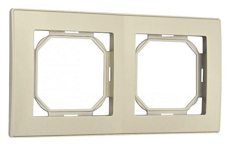 Рамка на 2 поста Arte Milano am-503.06 503.06-2.shampan 