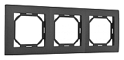 Рамка на 3 поста Arte Milano am-503.06 503.06-3.black цвет Черный