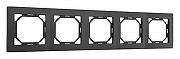 Рамка на 5 постов Arte Milano am-503.06 503.06-5.black цвет Черный