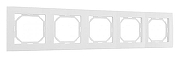 Рамка на 5 постов Arte Milano am-503.06 503.06-5.white цвет Белый