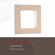 Рамка на 1 пост Arte Milano am-503.12 503.12-1.shampan цвет Бежевый-1