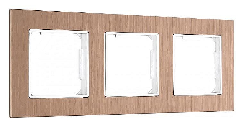Рамка на 3 поста Arte Milano am-503.12 503.12-3.brown 