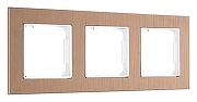 Рамка на 3 поста Arte Milano am-503.12 503.12-3.brown цвет Коричневый