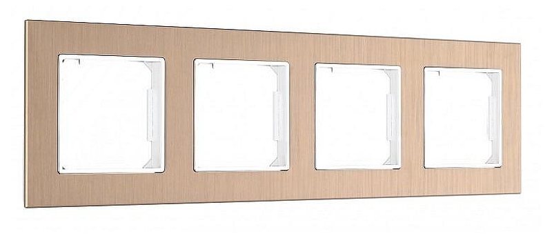 Рамка на 4 поста Arte Milano am-503.12 503.12-4.shampan 