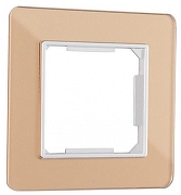 Рамка на 1 пост Arte Milano am-503.14 503.14-1.shampan цвет Бежевый