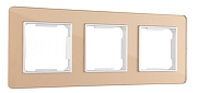 Рамка на 3 поста Arte Milano am-503.14 503.14-3.shampan цвет Бежевый