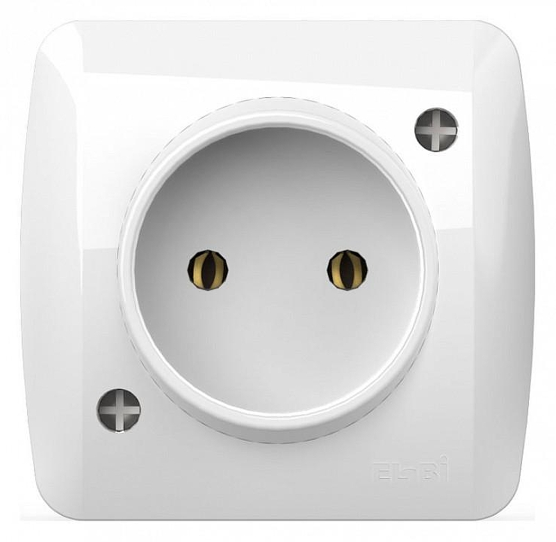 Розетка без заземления Elbi Eleсtriс Alsu 7 504-000200-215 