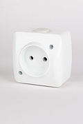 Розетка без заземления Elbi Eleсtriс Alsu 7 504-000200-215 цвет Белый-5