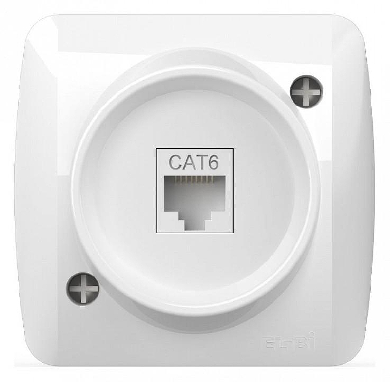 Розетка Ethernet RJ-45 Elbi Eleсtriс Alsu 7 504-000200-247 