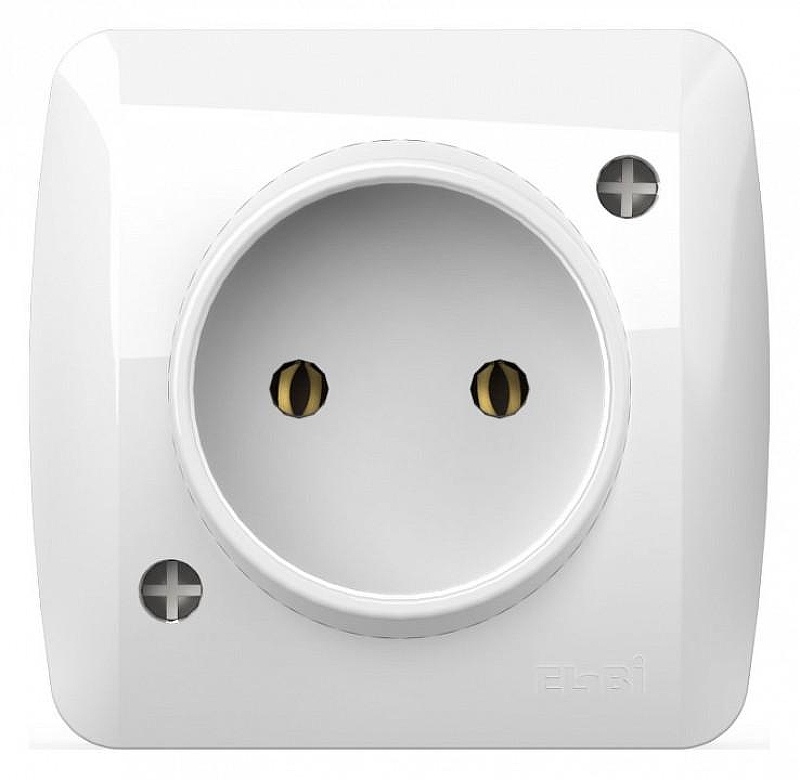 Розетка без заземления Elbi Eleсtriс Alsu 7 504-010200-215 