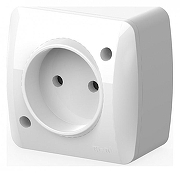 Розетка без заземления Elbi Eleсtriс Alsu 7 504-010200-215 цвет Белый-1