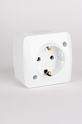 Розетка с заземлением Elbi Eleсtriс Alsu 7 504-010200-217 цвет Белый-5
