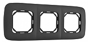 Рамка на 3 поста Arte Milano am-505.05 505.05-3.black цвет Черный
