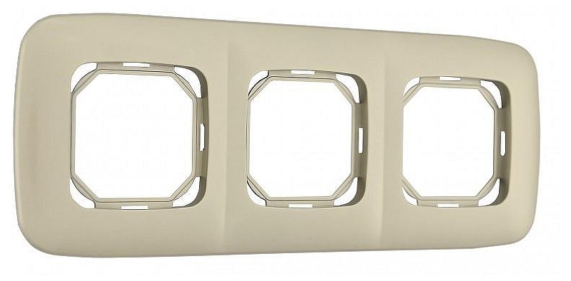 Рамка на 3 поста Arte Milano am-505.05 505.05-3.shampan 