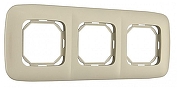 Рамка на 3 поста Arte Milano am-505.05 505.05-3.shampan цвет Бежевый