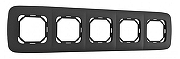 Рамка на 5 постов Arte Milano am-505.05 505.05-5.black цвет Черный