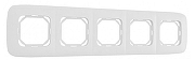 Рамка на 5 постов Arte Milano am-505.05 505.05-5.white цвет Белый