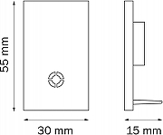 Заглушка для трека Lightstar Teta 505167 цвет арматуры Черный-1