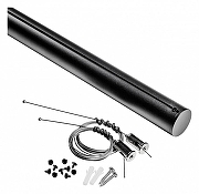 Опорная штанга для подвесного монтажа трек-ремня Lightstar Nove 508927 цвет арматуры Черный