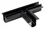 Соединитель T-образный для треков Lightstar Uno 509277 цвет арматуры Черный