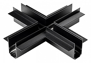 Соединитель X-образный для треков Lightstar Uno 509287 цвет арматуры Черный