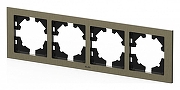 Рамка на 4 поста Elbi Eleсtriс Arya 511-021100-228 цвет Бронза-1