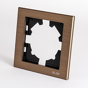 Рамка на 1 пост Elbi Eleсtriс Arya 511-021100-271 цвет Бронза-4