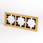 Рамка на 3 поста Elbi Eleсtriс Arya 511-021200-227 цвет Золото-4