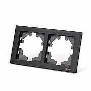 Рамка на 2 поста Elbi Eleсtriс Arya 511-021300-226 цвет Черный-4