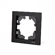 Рамка на 1 пост Elbi Eleсtriс Arya 511-021300-271 цвет Черный-4