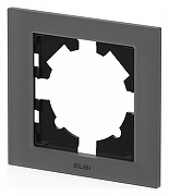 Рамка на 1 пост Elbi Eleсtriс Arya 511-023700-271 цвет Черный-1