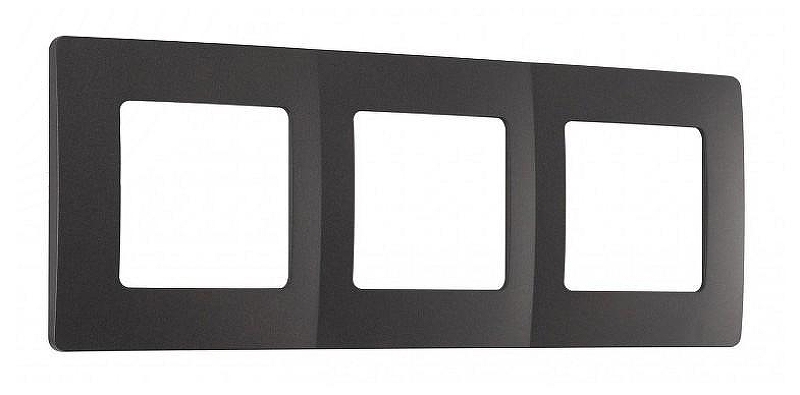 Рамка на 3 поста Arte Milano am-517.17 517.17-3.black 