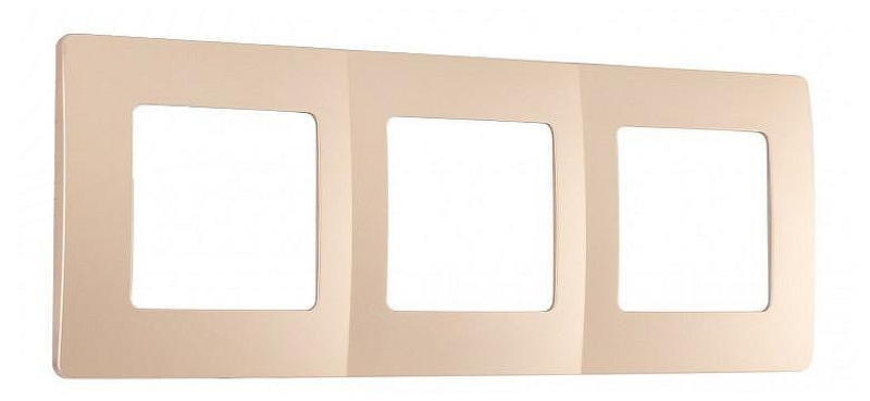 Рамка на 3 поста Arte Milano am-517.17 517.17-3.shampan 
