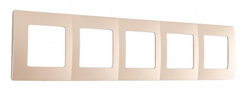 Рамка на 5 постов Arte Milano am-517.17 517.17-5.shampan 