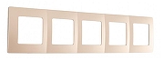 Рамка на 5 постов Arte Milano am-517.17 517.17-5.shampan цвет Бежевый