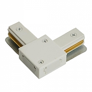 Соединитель угловой L-образный для треков встраиваемых Feron 51899 цвет арматуры Белый-1