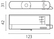 Переходник для трека Lightstar Quattro 594036 цвет арматуры Белый-3