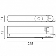 Переходник для трека Lightstar Quattro 594057 цвет арматуры Черный-3