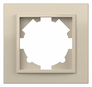 Рамка на 1 пост Elbi Eleсtriс Zena 608-010300-271 цвет Бежевый